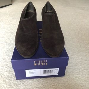 Stuart Weitzman Cola Suede Booties
